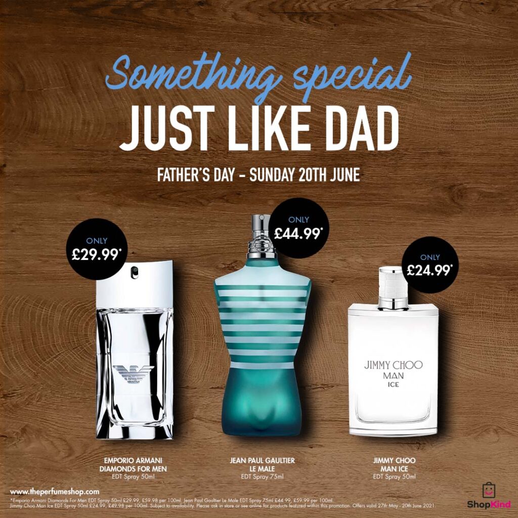 Father’s Day Deals at The Perfume Shop