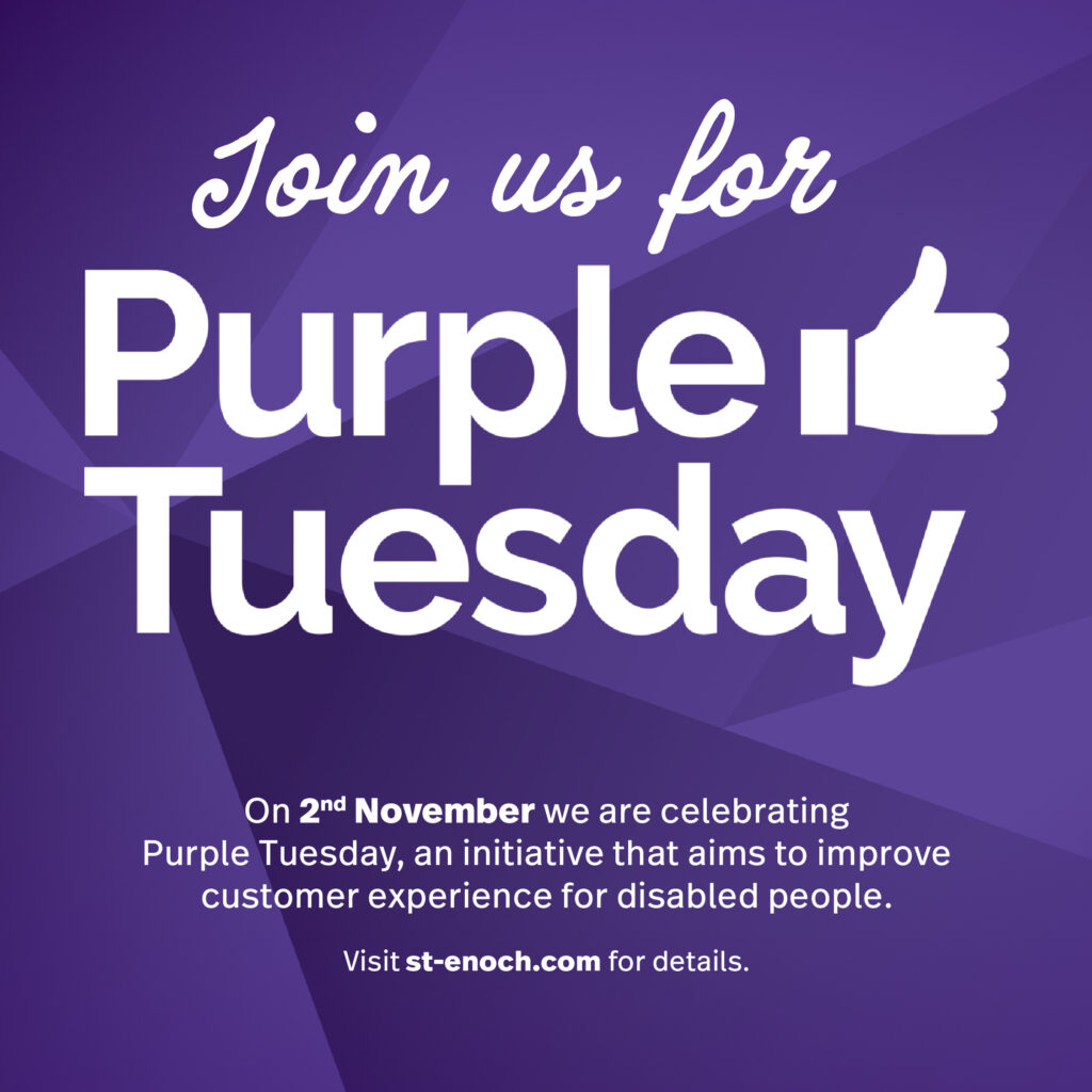 St. Enoch Centre is proud to support Purple Tuesday