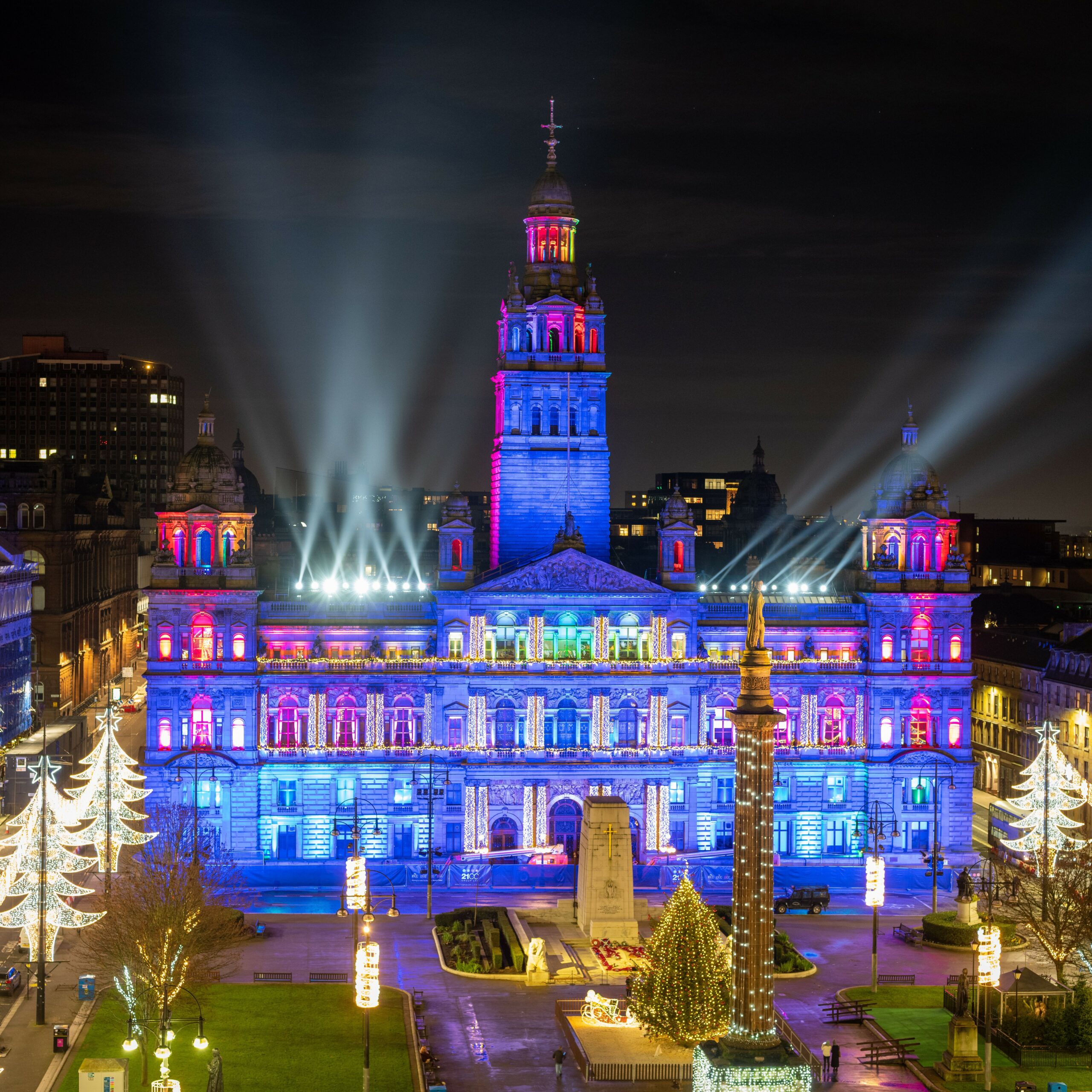 Glasgow Loves Christmas Illumination