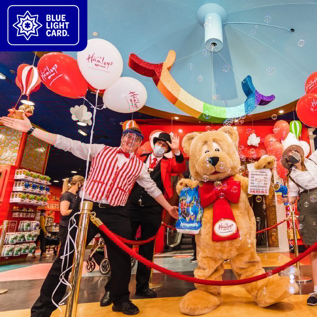Blue Light Offer at Hamleys