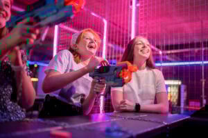 Gaming with friends