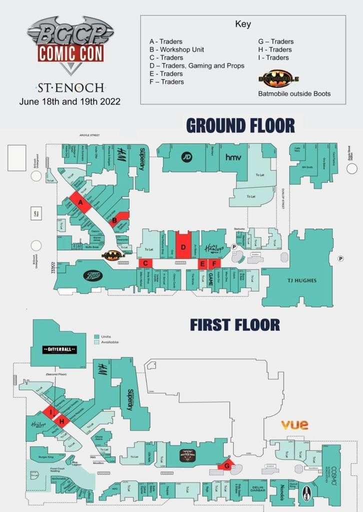 Comic Con map