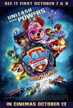 Movie poster of Paw Patrol- The mighty movie in cinemas October 13