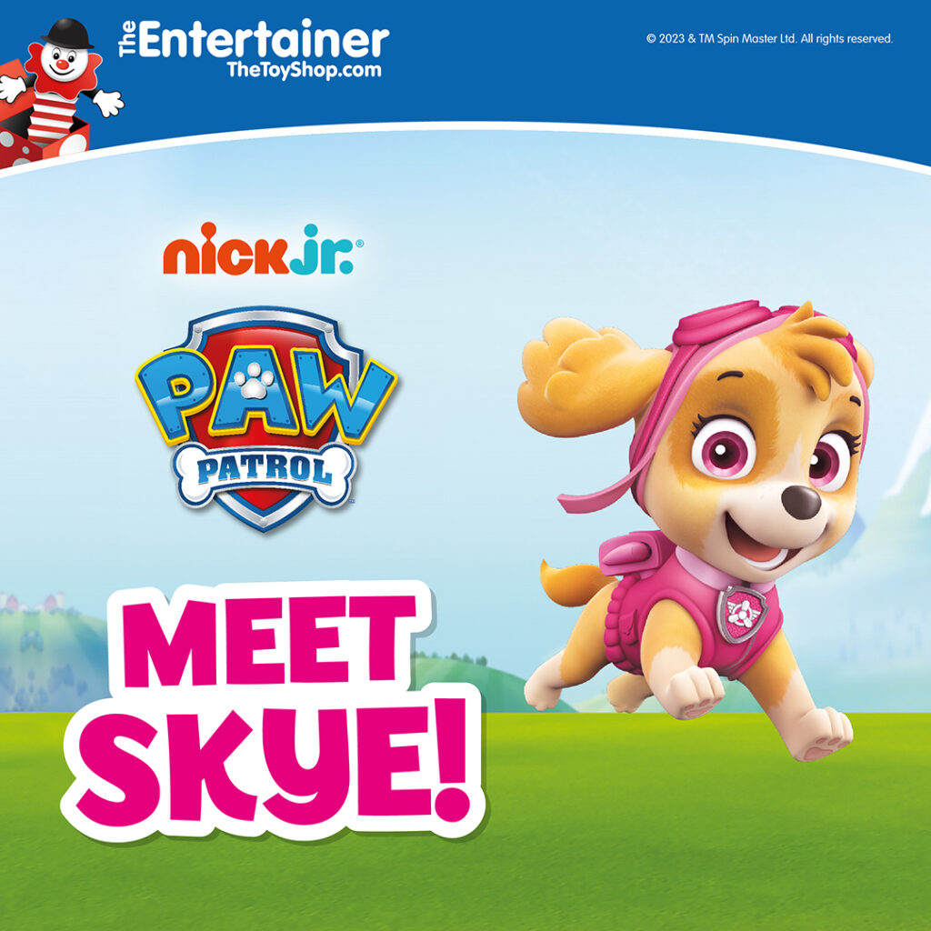 Meet Skye from Paw Patrol with The Entertainer