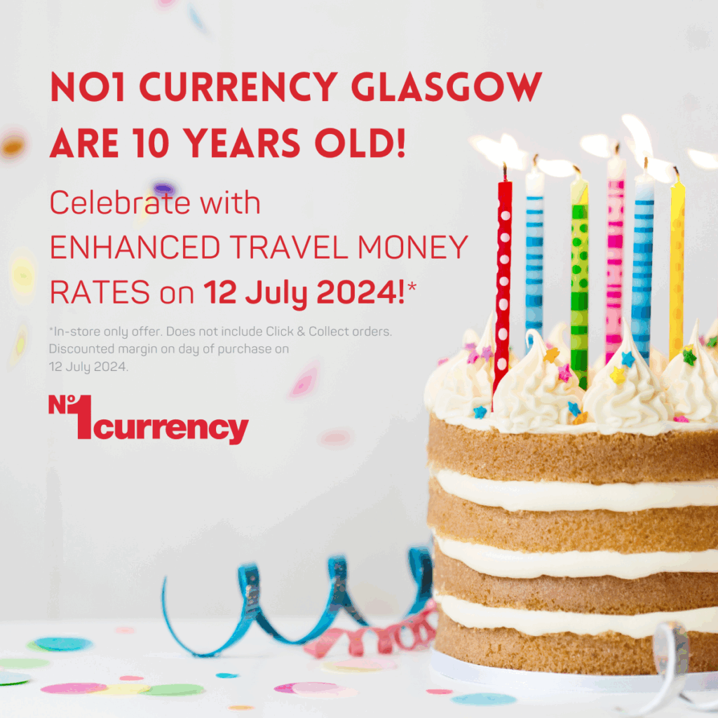 No1 Currency Glasgow – 10th Birthday