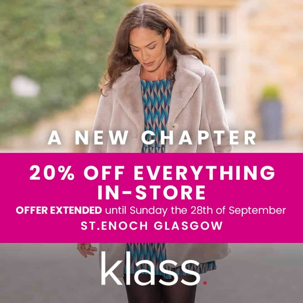 20% off at Klass