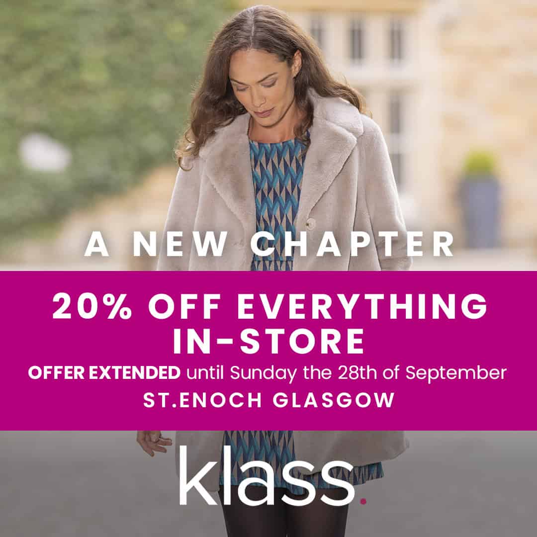 20% off at Klass