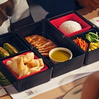Kids bento boxes at wagamama