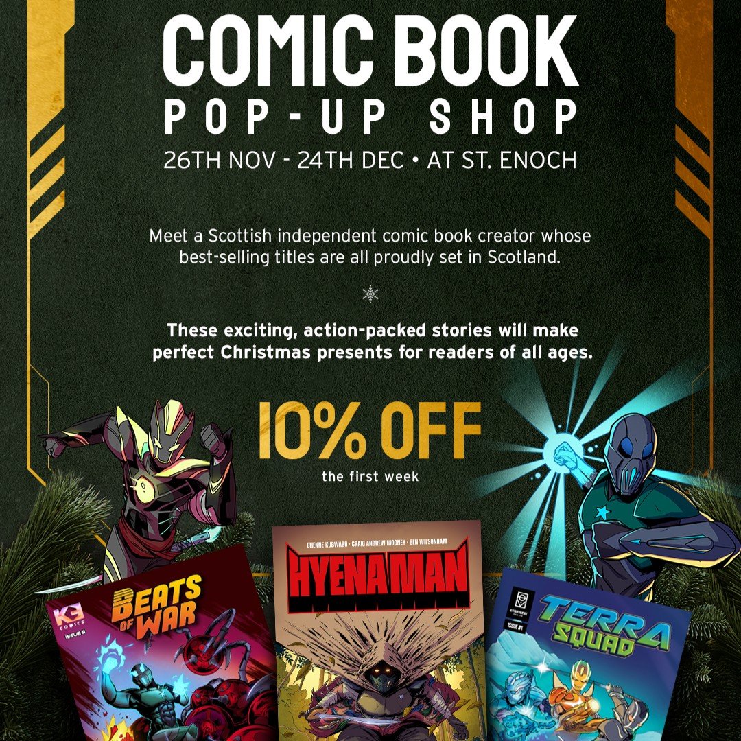 Etianverse Comics is coming to St. Enoch