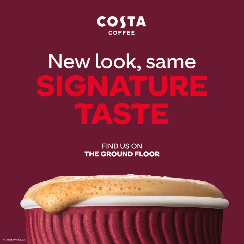 New look at Costa Coffee