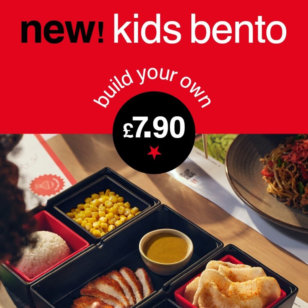New Kids Bento Box at wagamamas
