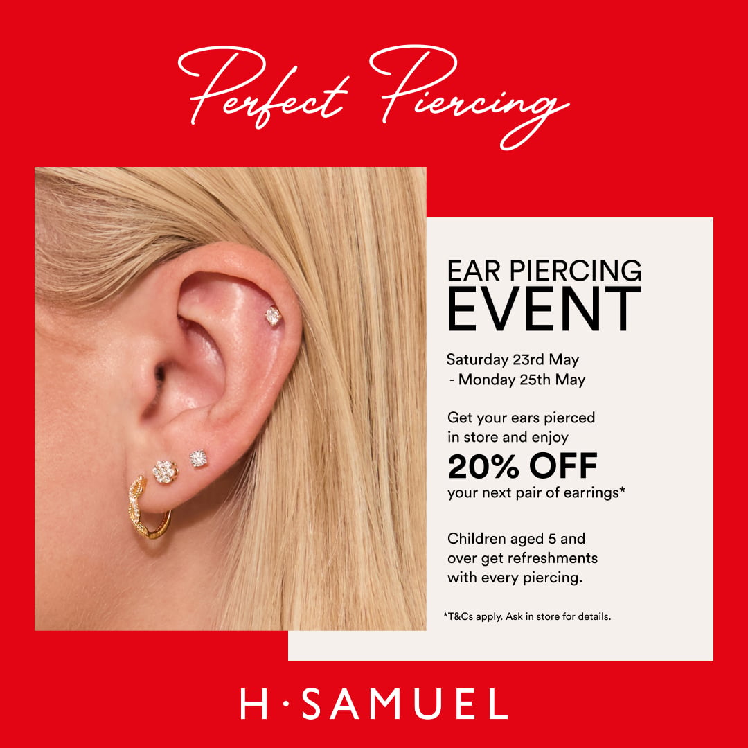 20% off at ear piercing event