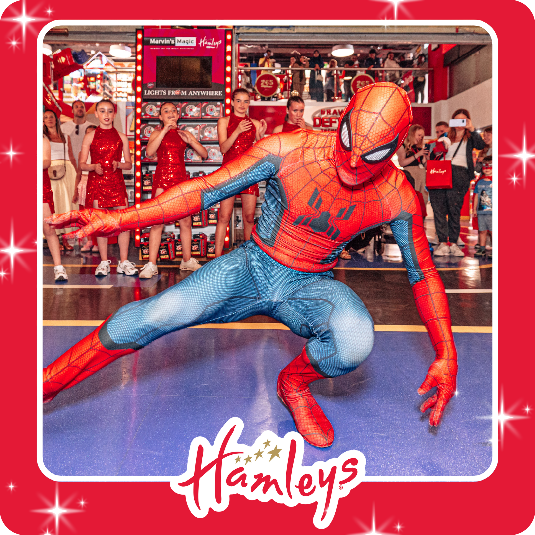 Spider-man takeover at Hamleys
